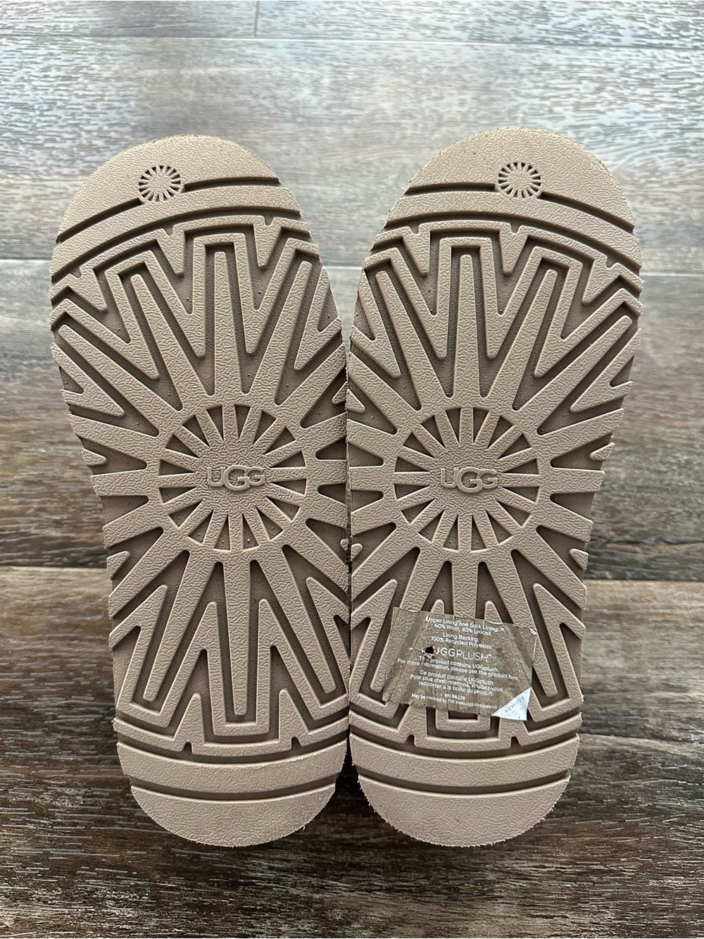 NWOT UGG Tazz II Platform Slippers Chestnut Women’s 8 - Picture 8 of 8